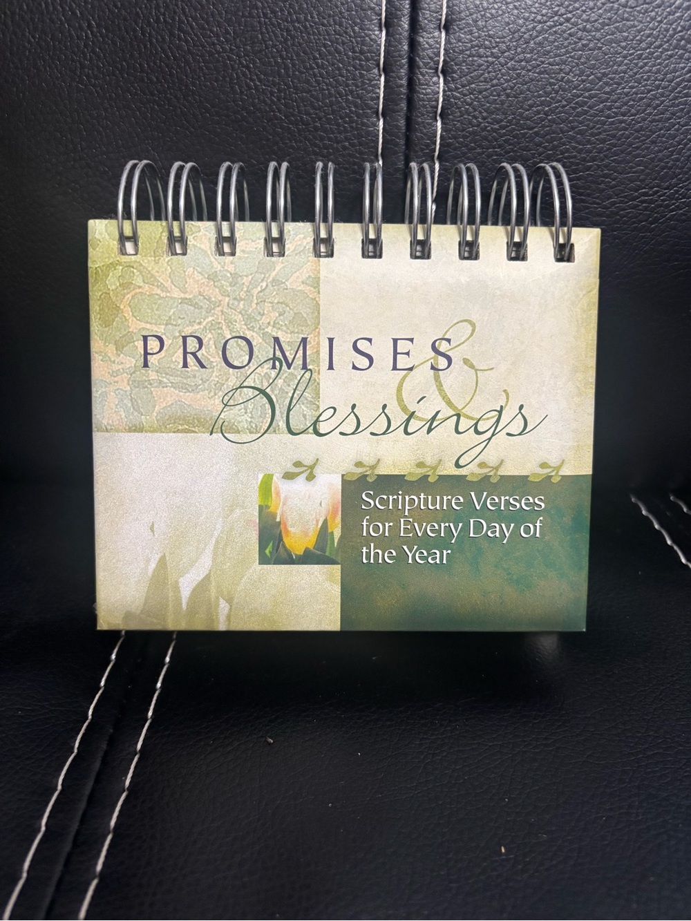 Promises & Blessings Scripture Verses Daily Flip Calendar - Green